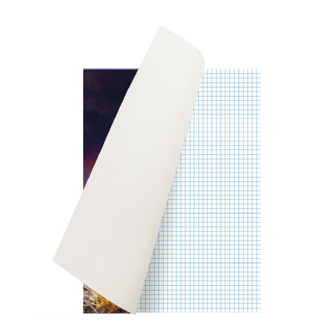 Тетрадь А4, 96 л., BRAUBERG, скоба, клетка, обложка картон, "Journey", 404064 - Тетради формата А4