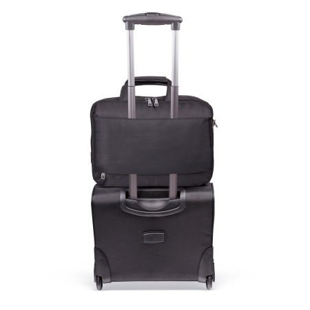 Сумка-портфель BRAUBERG с отделением для ноутбука 15-16", "Control 2", 2 отделения, черная, 41х32х10 см, 240397 - Сумки деловые с отделением для ноутбука и планшета