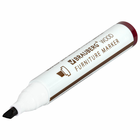 Маркеры для ремонта мебели и изделий из дерева, 6 ЦВЕТОВ, BRAUBERG WOOD, 152203 - Маркеры и воск для реставрации мебели