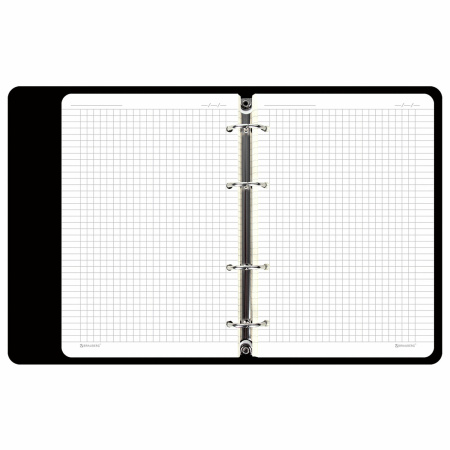 Тетрадь на кольцах А5 (180х220 мм), 80 листов, под кожу, клетка, тиснение фольгой, BRAUBERG VISTA, Butterflies,112128 - Тетради на кольцах и сменные блоки к ним