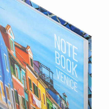 Блокнот БОЛЬШОЙ ФОРМАТ (215х295 мм) А4, 80 л., твердый, клетка, STAFF, "Венеция", 111597 - Блокноты в книжном переплете