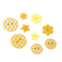 Пуговицы декоративные "Оттенки желтого", пластик, 52 шт., ассорти, ОСТРОВ СОКРОВИЩ, 661406 - Пуговицы для творчества