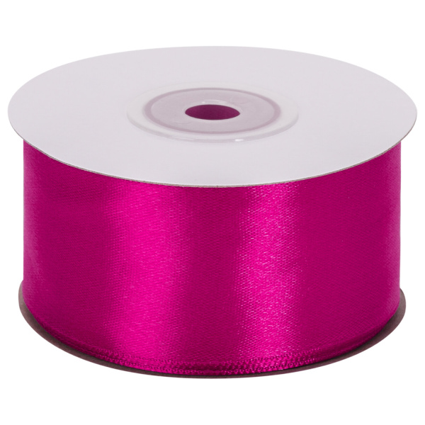 Лента атласная ширина 38 мм, длина 23 м, малиновая, BRAUBERG, 591516 - Ленты для декора, рукоделия и упаковки подарков