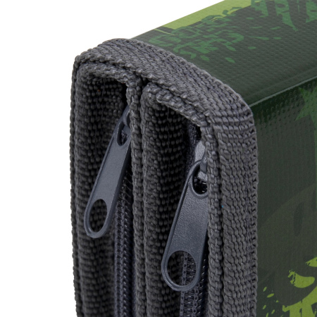 Пенал ПИФАГОР, 2 отделения, ламинированный картон, 19х11 см, "Dinoland", 271535 - Пеналы каркасные