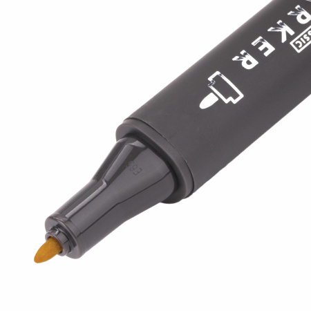 Маркер для скетчинга двусторонний 1 мм - 6 мм BRAUBERG ART CLASSIC, ЖЕЛТЫЙ ПОДСОЛНУХ (Y216), 151805 - Скетчмаркеры поштучно