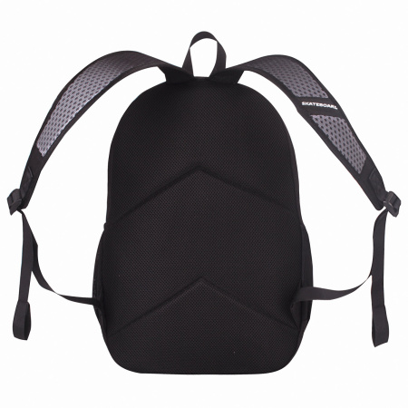 Рюкзак BRAUBERG FASHION CITY универсальный, "Skateboard", черный, 46х31х15 см, 229969 - Рюкзаки городские для старшеклассников и студентов