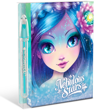 Серия: Nenuphia. Канцелярский мини-набор для записей, с блокнотом, ручкой и стикерами с цветным принтом