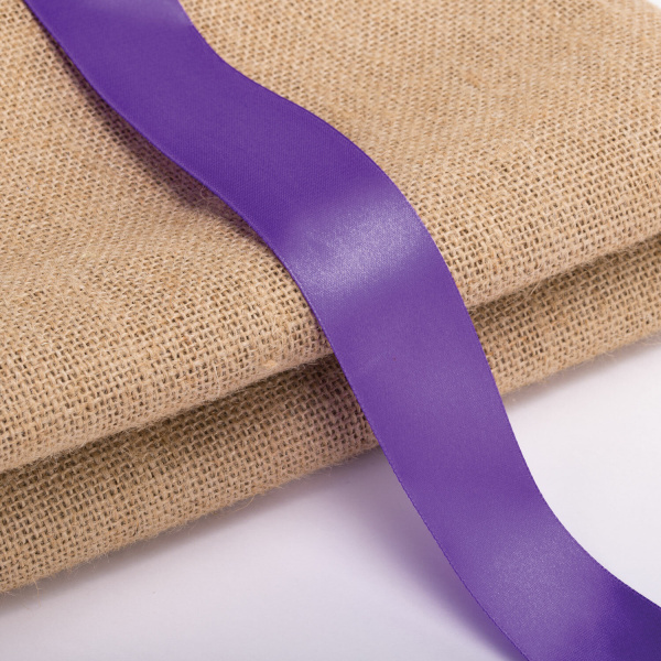 Лента атласная ширина 38 мм, длина 23 м, фиолетовая, BRAUBERG, 591518 - Ленты для декора, рукоделия и упаковки подарков