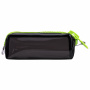 Пенал BRAUBERG с объемной "тракторной" молнией, 1 отделение, ПВХ, 22х8х6,5 см, "Neon green", 271564 - Пеналы мягкие