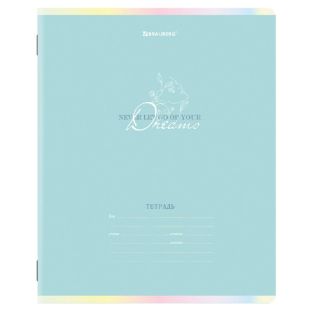 Тетради 18 л. КОМПЛЕКТ 10 шт. BRAUBERG, клетка, обложка картон, PASTEL, 106670 - Тетради 12-24 листов