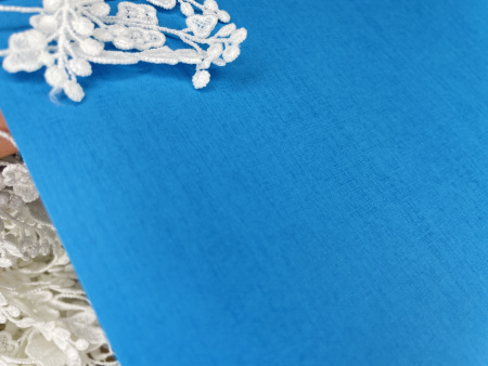 Дизайнерская бумага с односторонним тиснением лен, цвет бирюзовый, плотность 290 гр., размер 35*50 см - Дизайнерская бумага