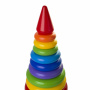 Игрушка развивающая ПИРАМИДА БОЛЬШАЯ, пластиковая, высота 37 см, АЛЕКС ТОЙЗ, 15600 - Игрушки развивающие