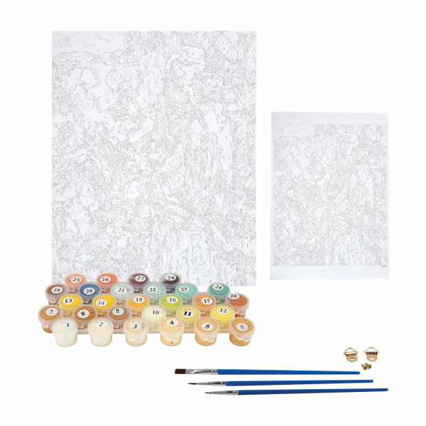 Картина по номерам 40х50 см, ОСТРОВ СОКРОВИЩ "Женственность", на подрамнике, акрил, кисти - Картины по номерам