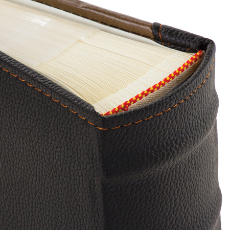 Фотоальбом BRAUBERG "Business style" на 300 фото 10х15 см, под кожу, бумажные страницы, бокс, 391183 - Фотоальбомы