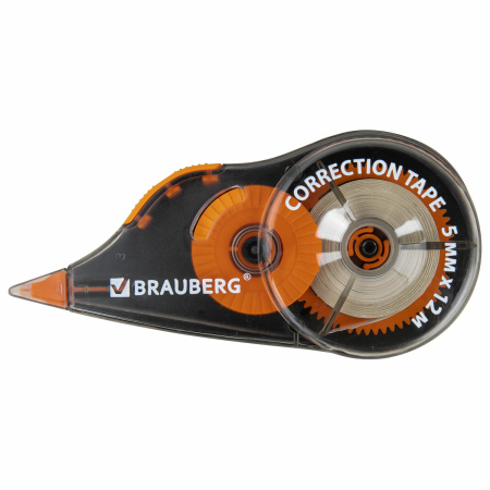 Корректирующая лента BRAUBERG ULTRA COLOR, 5 мм x 12 м, механизм перемотки, ВЫГОДНАЯ УПАКОВКА 3 штуки в блистере, 271253 - Корректирующие ленты