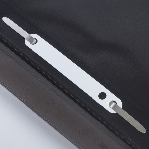 Скоросшиватель пластиковый с перфорацией BRAUBERG, А4, 140/180 мкм, черный, 226586 - Папки-скоросшиватели мягкие