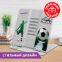 Подставка для книг и учебников ЮНЛАНДИЯ "Play Football", регулируемый угол наклона, металл, 237574 - Подставки для книг