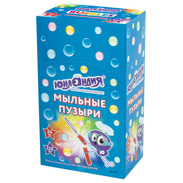 Мыльные пузыри ЮНЛАНДИЯ, 120 мл, "Волшебная палочка", 591093 - Мыльные пузыри