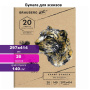 Папка для рисования и эскизов, крафт-бумага 140 г/м2, А3 (297x414 мм), 20 л., BRAUBERG ART CLASSIC, 112482 - Альбомы, скетчбуки и бумага для графики и эскизов