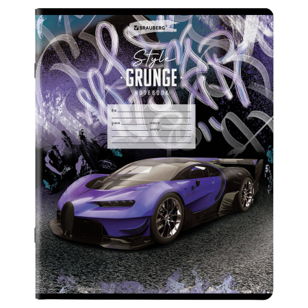 Тетради 18 л. КОМПЛЕКТ 10 шт. BRAUBERG, клетка, обложка картон, DRIVE, 106669 - Тетради 12-24 листов