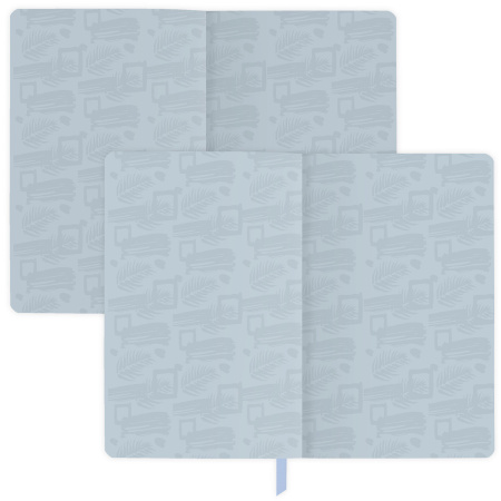 Ежедневник недатированный А5 (138х213 мм), BRAUBERG VISTA, под кожу, гибкий, 136 л., "Botanica", 112011 - Ежедневники с покрытием "под кожу и ткань"