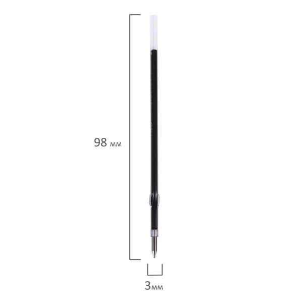 Стержень шариковый с ушками PILOT 98 мм, линия 0,22 мм, КОМПЛЕКТ 2 ШТУКИ, СИНИЙ, узел 0,7 мм, RFNS-GG-F - Стержни для ручек шариковых