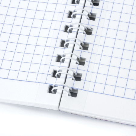 Тетрадь А5, 96 л., ОФИСМАГ, гребень, клетка, обложка картон, ОДНОТОННАЯ, 402798 - Тетради более 60 листов