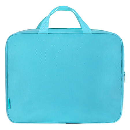 Папка на молнии с ручками BRAUBERG А4, 1 отделение, полиэстер, 80 мм, "Shining stars", 271479 - Папки-сумки с ручками