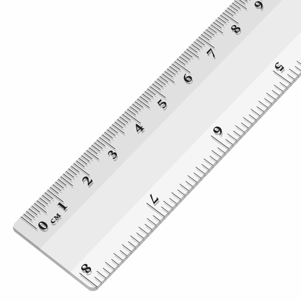 Линейка пластиковая 20 см, ОФИСМАГ, прозрачная, европодвес, 210285 - Линейки