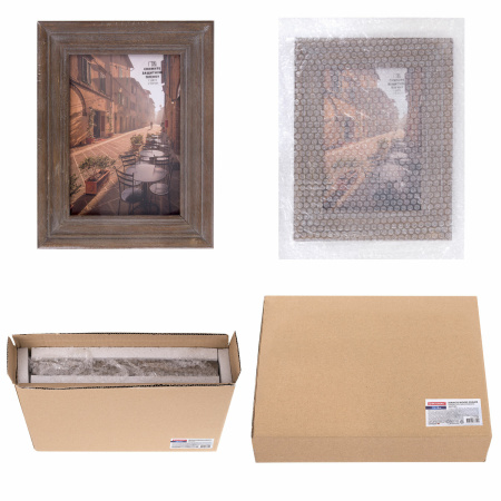 Рамка из мангового дерева BRAUBERG LOFT EL CLASICO, фото 13х18 см, акриловый экран, 19х24 см, 391286 - Рамки для дипломов, сертификатов, грамот, фотографий