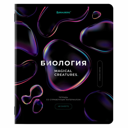 Тетради предметные, КОМПЛЕКТ 12 ПРЕДМЕТОВ, "MAGICAL", 48 л., глянцевый УФ-лак, BRAUBERG, 404610 - Тетради предметные