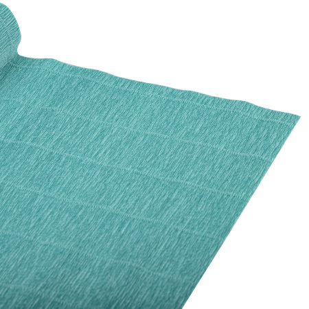 Бумага гофрированная/креповая (ИТАЛИЯ) 180 г/м2, 50х250 см, лазурная (17e3), BRAUBERG FIORE, 112627 - Цветная бумага