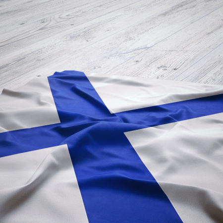 Флаг ВМФ России "Андреевский флаг" 90х135 см, полиэстер, STAFF, 550233 - Флаги и знамена