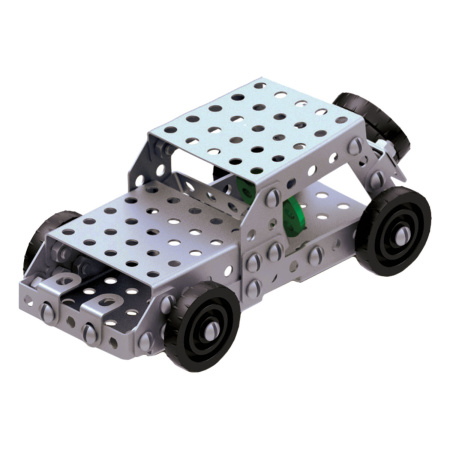 Конструктор металлический ЮНЛАНДИЯ "Для уроков труда №3", развивающий, 292 элемента, 104681 - Конструкторы