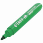 Маркер перманентный STAFF Basic PM-733, ЗЕЛЕНЫЙ, круглый наконечник 2,5 мм, 150735 - Маркеры перманентные