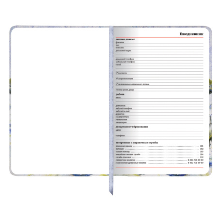 Ежедневник учителя специализированный А5 (215х145 мм) BRAUBERG, 144 л., кожзам, "Гармония", 112708 - Ежедневники с твердой обложкой