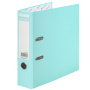 Папка-регистратор BRAUBERG PASTEL ламинированная, 75 мм, цвет мятный, 271839 - Папки-регистраторы с арочным механизмом