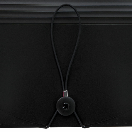 Папка-органайзер для бумаг и документов на резинке, 25 отделений, BRAUBERG DOCS, А4, черная, 271151 - Папки пластиковые с отделениями