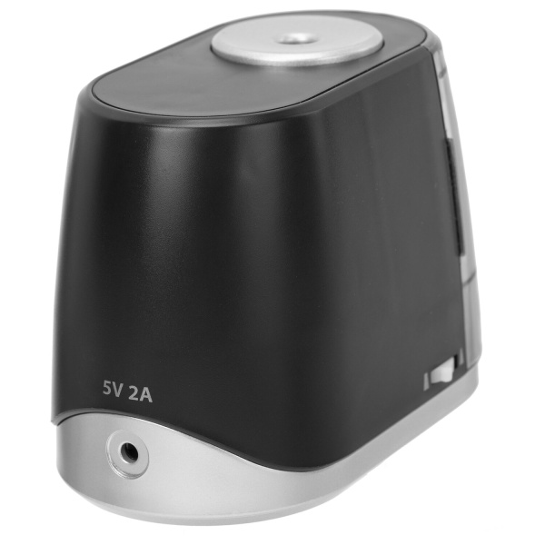 Точилка электрическая BRAUBERG ONE фреза с автостопом, 4 батарейки AA/USB (под адаптер), 270577 - Точилки электрические