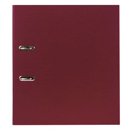Папка-регистратор BRAUBERG с покрытием из ПВХ, 70 мм, бордовая (удвоенный срок службы), 220892 - Папки-регистраторы с арочным механизмом