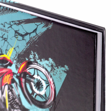 Дневник 1-11 класс 40 л., твердый, BRAUBERG, глянцевая ламинация, "Байк", 106614 - Дневники универсальные