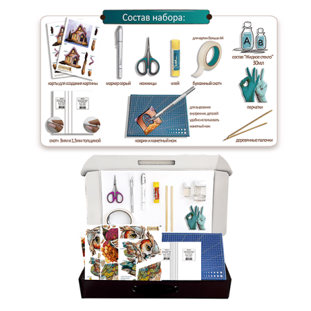 Набор папертоль “Арт филин” - Папертоль