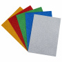 Пористая резина/фоамиран А4, 2 мм, ЮНЛАНДИЯ, 5 листов, 5 цветов, яркие цвета, блестки, 662052 - Цветная пористая резина и пластик