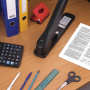 Степлер МОЩНЫЙ №24/6-23/24 BRAUBERG "Heavy duty MX", до 200 листов, черный, 222564 - Степлеры мощные