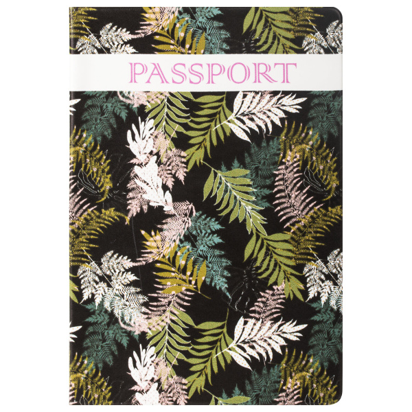 Обложка для паспорта "Тропики", ПВХ, фотопечать ассорти, STAFF, 237592 - Обложки для паспорта