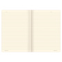 Тетрадь 40 л. в линию обложка SoftTouch, бежевая бумага 70 г/м2, сшивка, А5 (147х210 мм), ЛАПКА, BRAUBERG, 403795 - Тетради 40-48 листов