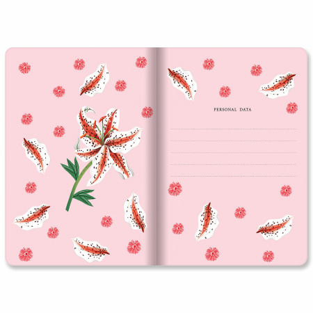 Тетради 40 л. в линию обложка SoftTouch, НАБОР 3 шт., бежевая бумага 70 г/м2, сшивка, А5 (147х210 мм), FLORA, BRAUBERG, 403798 - Тетради 40-48 листов