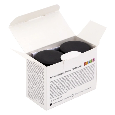 Декола Набор акрил ткань картон 2 штх50 мл - Краски по ткани в наборах