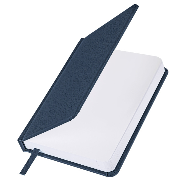 Ежедневник недатированный МАЛЫЙ ФОРМАТ А6 (100x150 мм) BRAUBERG "Profile", балакрон, 136 л., синий, 111691 - Ежедневники с покрытием "под кожу и ткань"