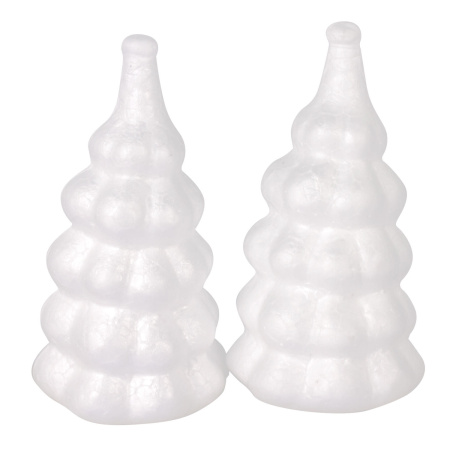 Пенопластовые заготовки для творчества "Ёлочки", 2 шт., 100 мм, ОСТРОВ СОКРОВИЩ, 661374 - Заготовки и основы для творчества